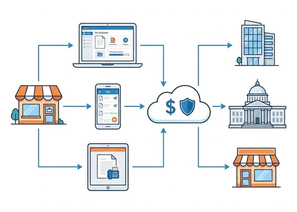 Online-Fax-Preisvergleich: kostenlos, Basis und Business