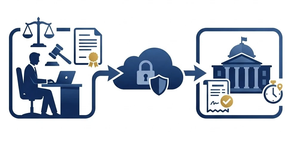 Sicherer juristischer Fax-Workflow: vom Anwalt uber verschlusselte Cloud zum Gericht mit Zustellbestatigung